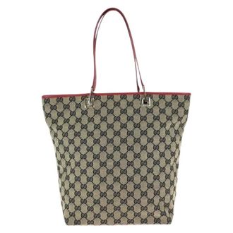 Gucci Bolso Tote GG Canvas Pre-owned - Pre-owned - Mujer - Beige - ONE SIZE