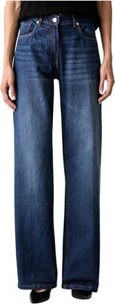 Silvian Heach Padis Jeans - Dames - Loose Fit Jeans - Blauw - W31 - Katoen - Jeans