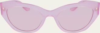 Ferragamo Classic Logo Acetate Cat-Eye Sunglasses