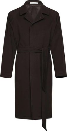 Tagliatore Salomons Jas - Heren - Jas met riem - Bruin - L - Wol - Jassen