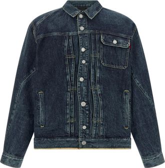 Undercover Blue Shirt Collar Jacket