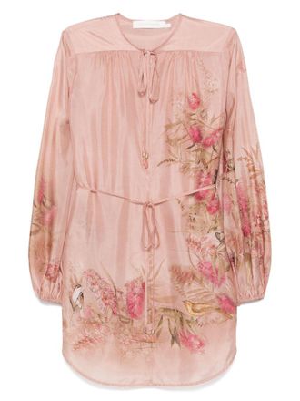 Zimmermann Womens Floral Print Blouse