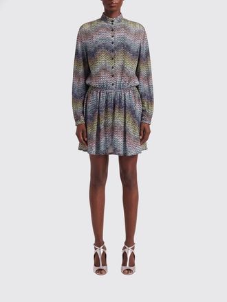 Missoni Abito chemisier in misto viscosa lurex