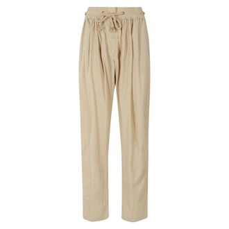 Isabel Marant Isabel Marant, Straight Trousers, female, Brown, Size: 2XS Falcona Trousers