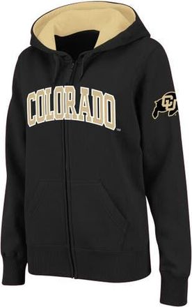 Colosseum Womens Stadium Athletic Black Colorado Buffaloes Arched Name Full-Zip Hoodie at Nordstrom, Size Xx-Large
