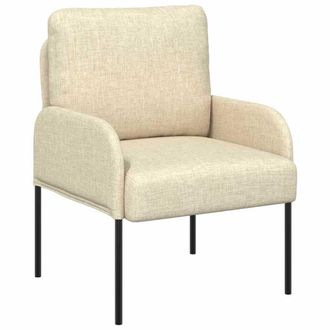 vidaXL Sof&aacute;s Con Coj&iacute;n 55cm Crema Madera Contrachapada Vidaxl