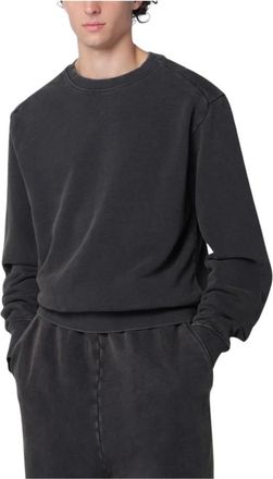 Entire studios Entire Studios - POD Crew Sweatshirt - Heren - Sweatshirts & Hoodies - Zwart - Maat: L Katoen