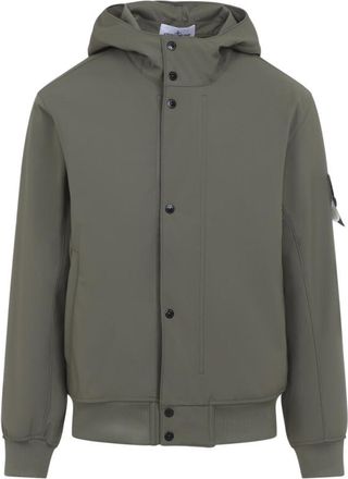 Stone Island Green Hooded Jacket