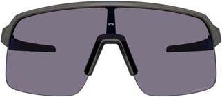 Oakley Sutro Lite Low Bridge Fit 139mm Prizm Semi Rimless Wrap Shield Sunglasses in Smoke at Nordstrom Rack