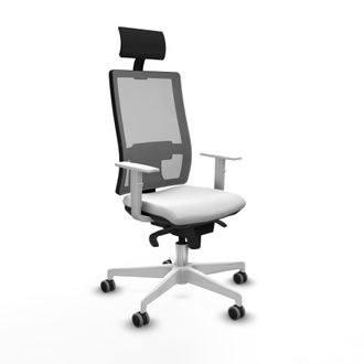Piqueras y Crespo Piqueras Et Crespo Horna Silla De Oficina Blanca Ajustable