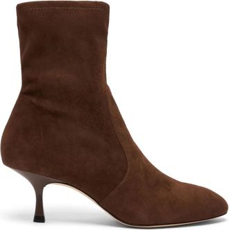 Stuart Weitzman Schoenen, Dames, Bruin, 35 1/2 EU, Su&egrave;de, Madison Bootie 60