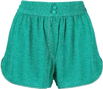 Oséree Lurex Design Minishorts - Womens - Polyamide/Metallic Fibre/Spandex/Elastane