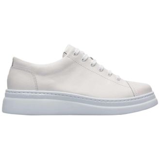 Camper Runner Up K200508 Leather Womens Low Top Trainers - White Natural - Size:UK 6