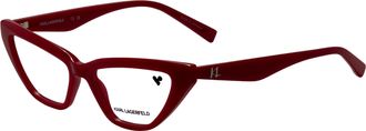 Karl Lagerfeld Womens 53mm Red Opticals