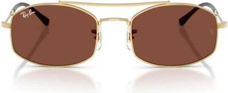 Ray-Ban Rb 3719 Zonnebril - unisex - Zonnebrillen - Geel - 54 MM - Accessoires