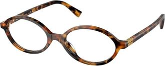 Miu Miu Glasses, female, Brown, 50 MM, MU 01Xv Eyeglasses