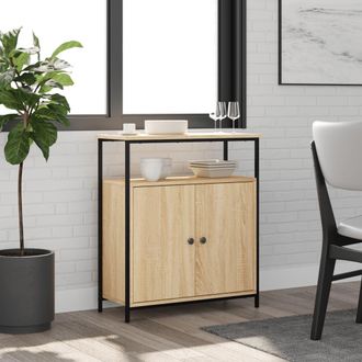 vidaXL Vidaxl - Aparador De Madera De Ingenier&iacute;a Roble Sonoma 70x30x80 Cm