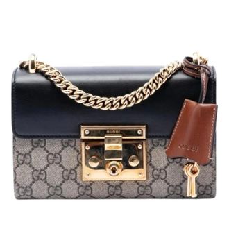 Gucci Pre-owned Cross Body Bags, female, Beige, Size: ONE SIZE Pre-owned S-lock Crossbody Bag
