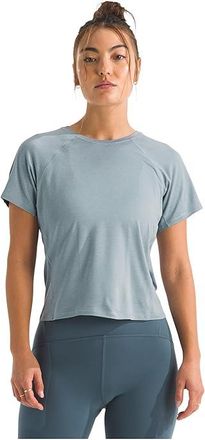 The North Face Jaida Short Sleeve T-Shirts Womens Clothing Frost Grey/Light Heather : 2XL, Elastane/Polyester