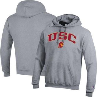 Champion Mens Champion Heather Gray USC Trojans Arch Over Logo Pullover Hoodie at Nordstrom, Size Xx-Large