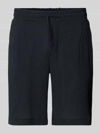 Lindbergh Lindbergh Relaxed Fit Shorts mit elastischem Bund in Black, Gr&ouml;&szlig;e XXXL