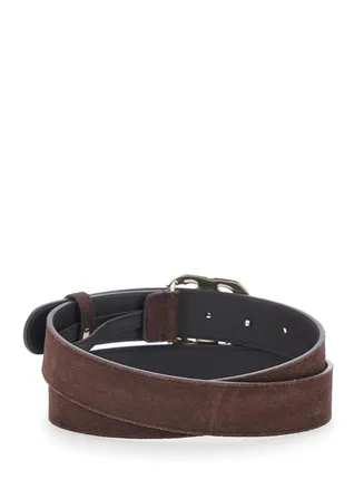 Gucci GG Logo Buckle Belt - Brown