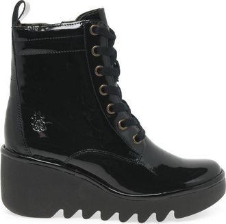 FLY London Biaz Wedge Heel Ankle Boots