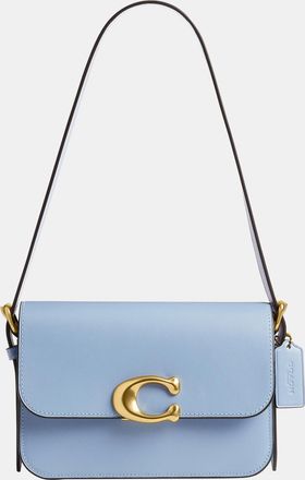 Coach Womens Sage Shoulder Bag - Blue Leather - One Size