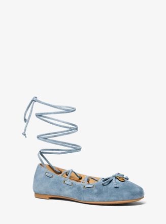 Michael Kors Shae Flex Suede Ballet Flat