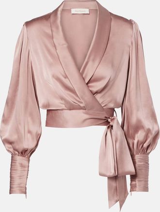 Zimmermann Silk wrap top