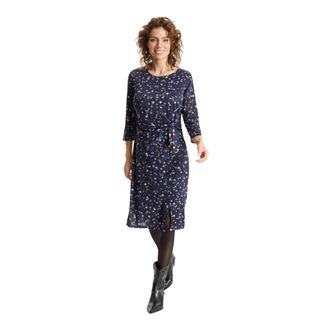 In Front Rosy Dress 3/4 Sleeves - Dames - Casual kleedjes - Veelkleurig - M - Kleedjes