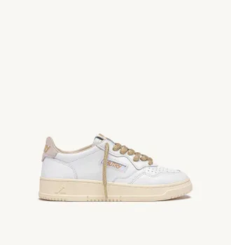 Autry Hyperway Low Wom Goat/Mesh Wiwht/Wiwht Sneakers & Slip