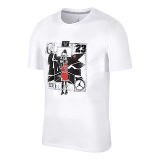 Nike Jordan Mens Air Jordan 14 White T-Shirt BQ2556-100