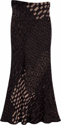 Maria Cher Womens Zarate Alice Maxi Skirt In Black