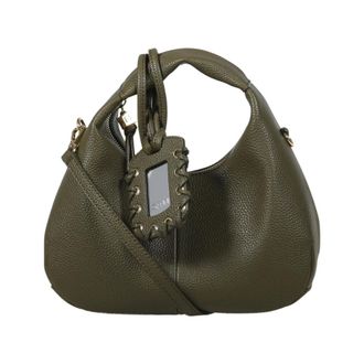 Ganni Handbags, female, Green, Size: ONE SIZE Mini Hobo Bag