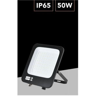 Trade Shop Trade Shop Traesio - Trade Shop - Faro Led Ultra Slim 50 W Esterno Ip65 Orientabile Luce 6500k 4000k 3000k Jr-50w