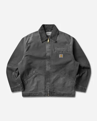 Carhartt Work in Progress Men s OG Detroit Jacket Black (Destroy Wash)