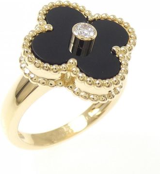 Van Cleef & Arpels Yellow Gold (18K) Band Ring (Pre-Owned)