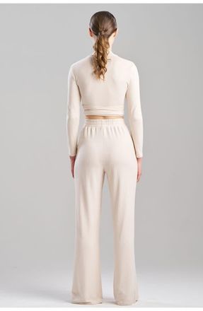 Natori Bliss Essentials Wide Pant in Wheat at Nordstrom, Size X-Large