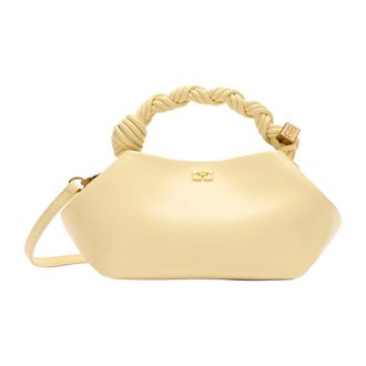 Ganni Handbags, female, Yellow, Size: ONE SIZE Small Bou Bag