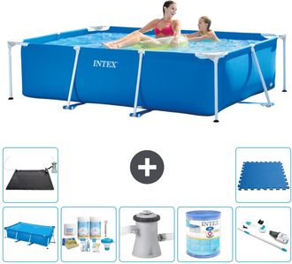 Intex Piscina Con Estructura Rectangular - 220x150x60 Cm - 7-piezas S30060
