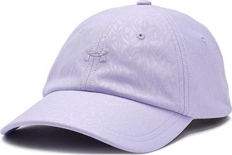 Under Armour Blitzing Low Adjustable Womens Hat Baseball Caps Purple Crest/Purple Crest, Polyester