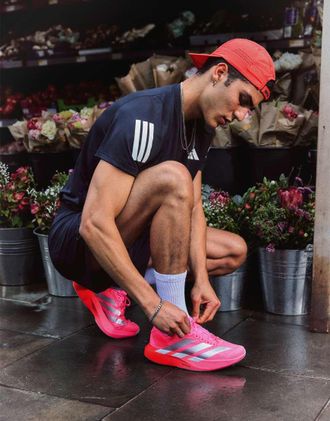 adidas adidas Running Adizero Evo SL sneakers rosa sfumato - in esclusiva per ASOS