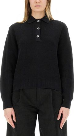 STUDIO NICHOLSON Chesapeake Knit Polo Shirt