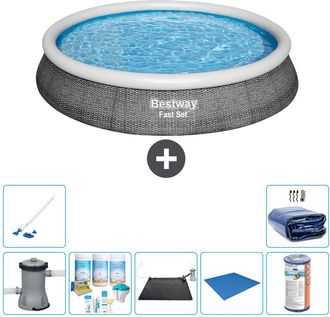 Bestway Piscina Bestway Fast Set Redonda - 396x84 Cm - 8-piezas S21453