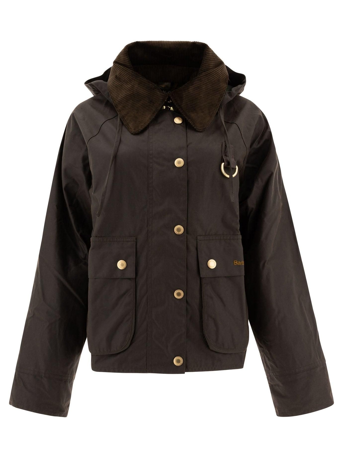 Barbour casual jacket womens white online