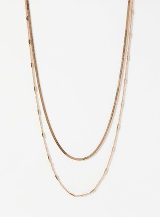 Simons Womens Snake-link two-row chain