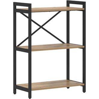 vidaXL Estanter&iacute;a Roble Artisan 60 X 30 X 83 Cm Madera Contrachapada Vidaxl