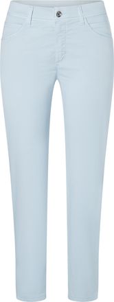 MAC Broeken 7/8-Hose MAC SLIM 7/8, Damen, Gr. 34, L&auml;nge 27, blau (ice blau ppt), Web, Obermaterial: 97% Baumwolle, 3% Elasthan, slim fit 7/8-L&auml;nge, Hosen 7/8-Hose