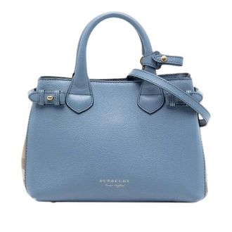 Burberry Pre-owned Handbags, female, Blue, Size: ONE SIZE Pre-owned Banner